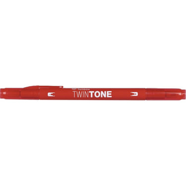 Tombow • twintone dual-tip brushpen red
