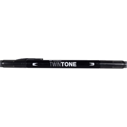 Tombow • twintone dual-tip brushpen black