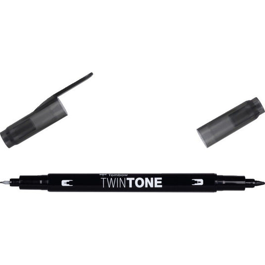 Tombow • twintone dual-tip brushpen black