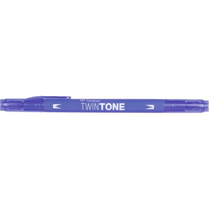 Tombow • twintone dual-tip brushpen french blue