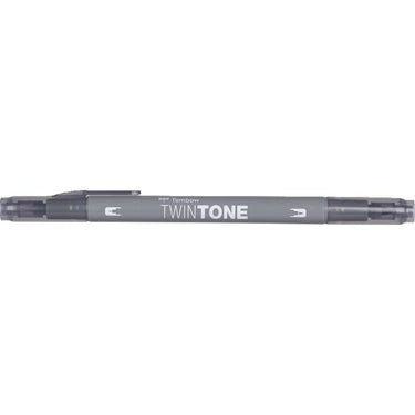 Tombow • twintone dual-tip brushpen grey