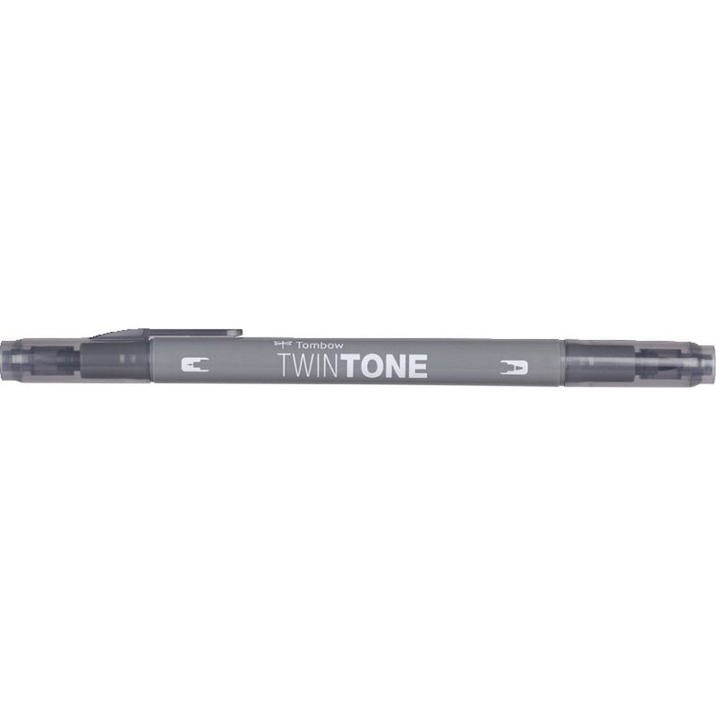 Load image into Gallery viewer, Tombow • twintone dual-tip brushpen grey
