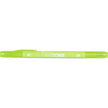 Tombow • twintone dual-tip brushpen lime green