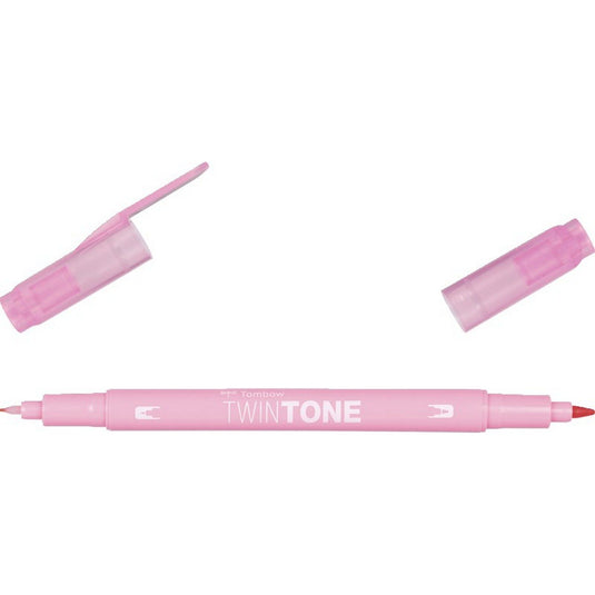 Tombow • twintone dual-tip brushpen pale rose