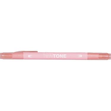 Tombow • twintone dual-tip brushpen peach pink