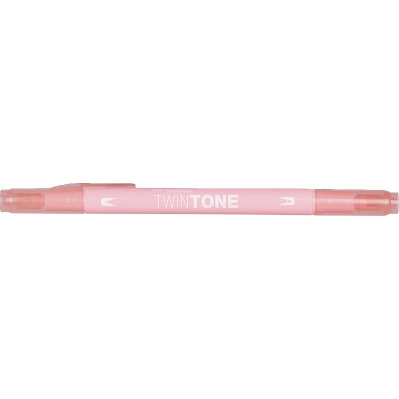 Load image into Gallery viewer, Tombow • twintone dual-tip brushpen peach pink
