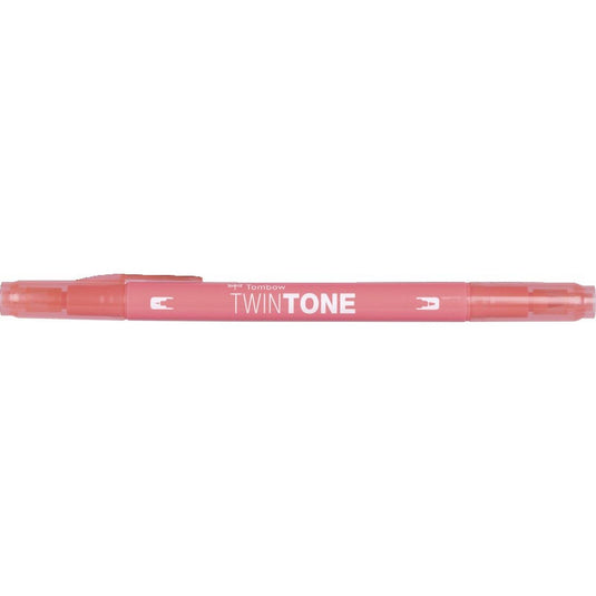 Tombow • twintone dual-tip brushpen cherry pink