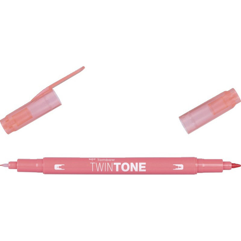 Load image into Gallery viewer, Tombow • twintone dual-tip brushpen cherry pink

