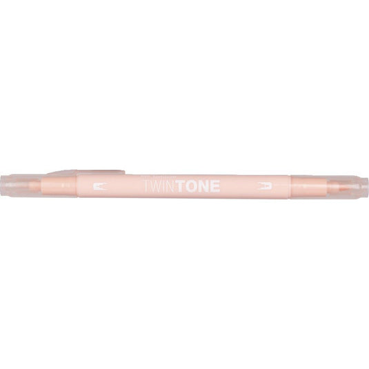 Tombow • twintone dual-tip brushpen coral pink