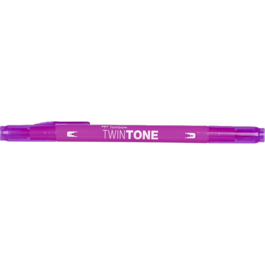 Tombow • twintone dual-tip brushpen fuchsia pink