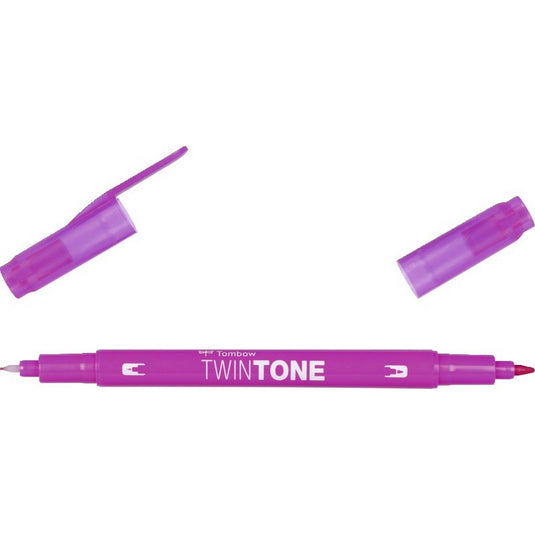 Tombow • twintone dual-tip brushpen fuchsia pink