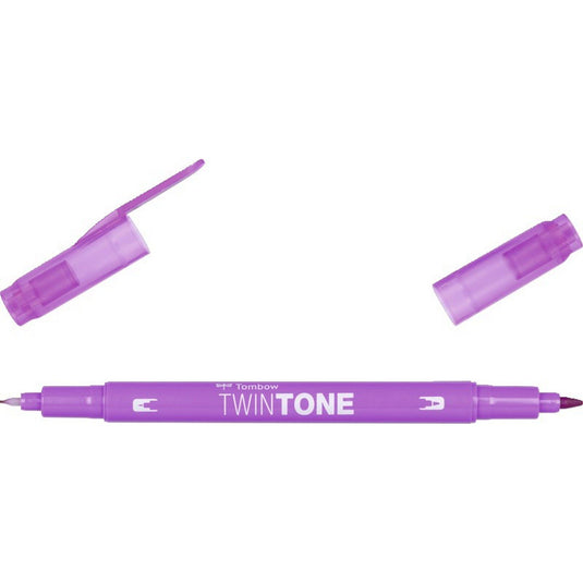 Tombow • twintone dual-tip brushpen raspberry