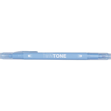 Tombow • twintone dual-tip brushpen saxe blue
