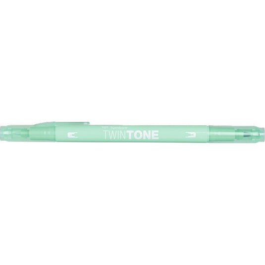 Tombow • twintone dual-tip brushpen mint green