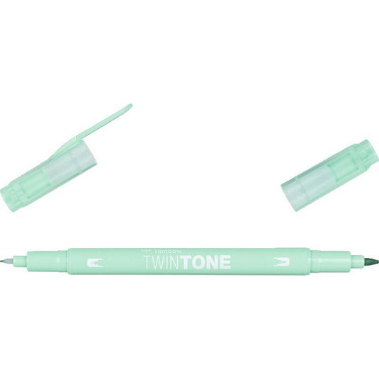 Tombow • twintone dual-tip brushpen mint green