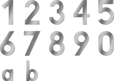 Metafranc huisnummer 9 a2 120mm - wu0424087