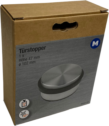 Metafranc deurstopper rvs vlak *nl* - wu0431260