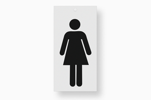 Metafranc plaksymbool 100mm zwart .' - wu0510580