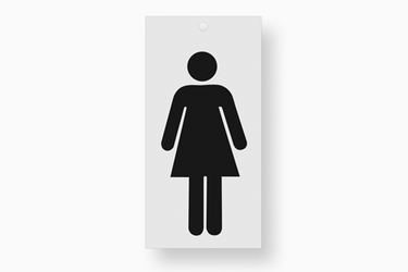 Metafranc plaksymbool 100mm zwart .' - wu0510580