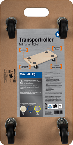Metafranc meubelroller 590x290 mdf pp 200kg - wu0820040
