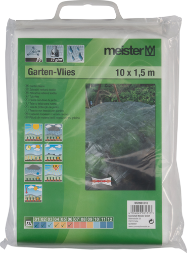 Load image into Gallery viewer, Meister dekzeil voor de tuin 10x1.5m wit - wu9961310
