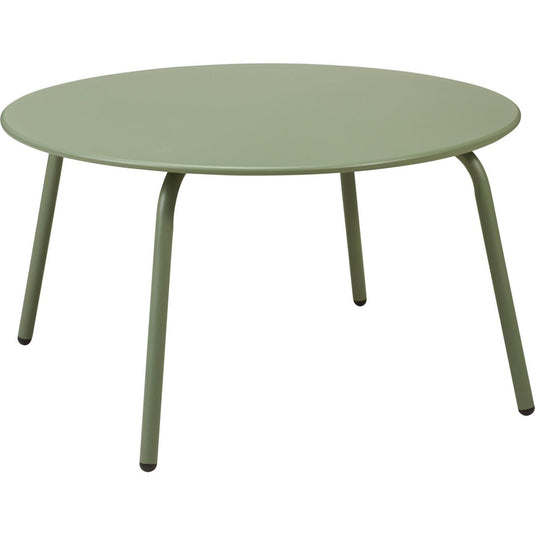 Home styling tafel groen ã¸70 x h40cm rond