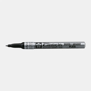 Sakura • pen-touch kalligrafie pen fijn zilver
