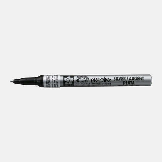 Sakura • pen-touch kalligrafie pen fijn zilver