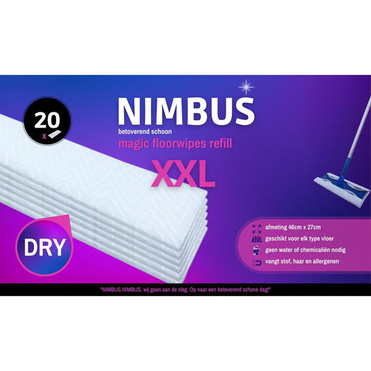 Nimbus magic vloerdoekjes xxl 20 stuks