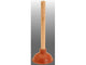 Ultra clean ontstopper houten steel 40x13,5 rubber