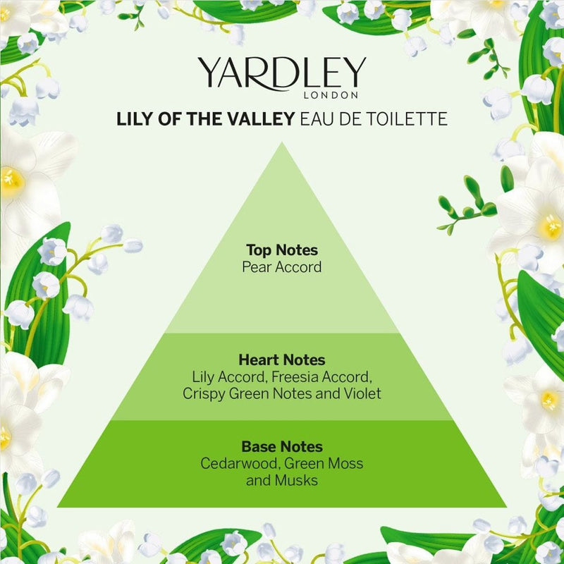 Afbeelding laden in galerijviewer, Yardley london lily of the valley eau de toilette 50ml

