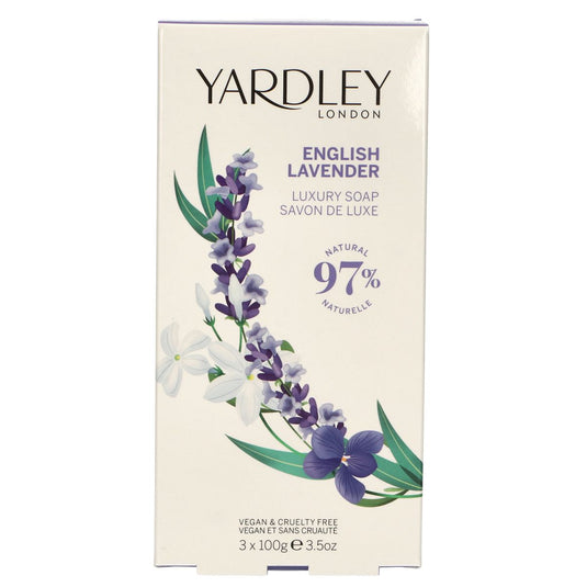 Yardley london english lavender zeep 3x100gr.