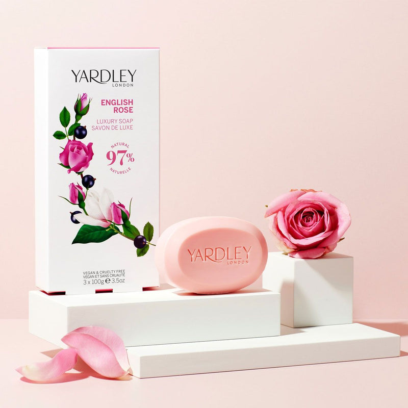 Load image into Gallery viewer, Yardley london english rose zeep 3x100gr.
