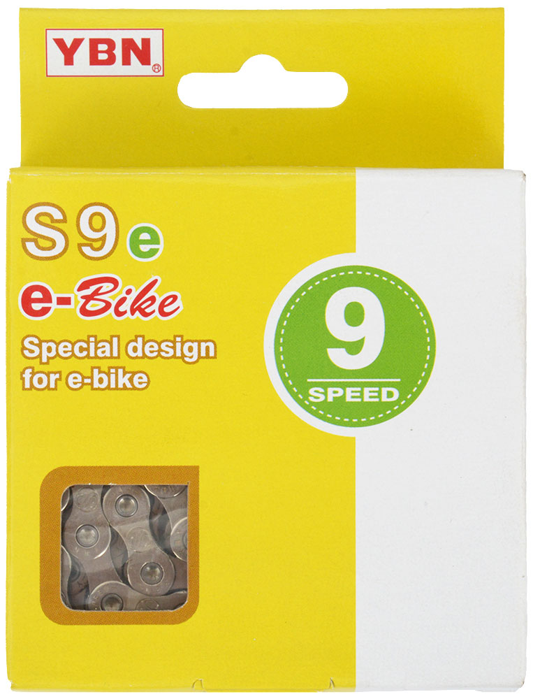 Load image into Gallery viewer, Ybn 9-speed e-bike chain s9e s2 136 links
