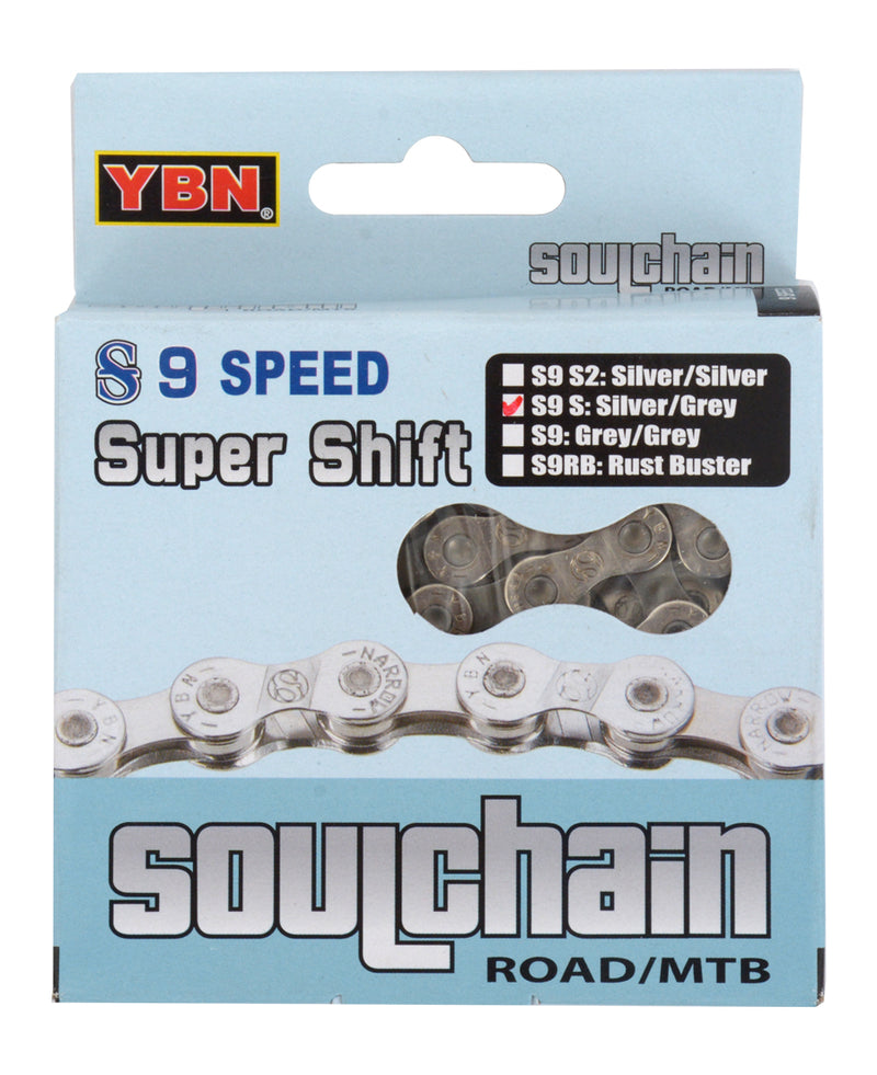 Load image into Gallery viewer, Ybn s9s 9-speed chain 116 links
