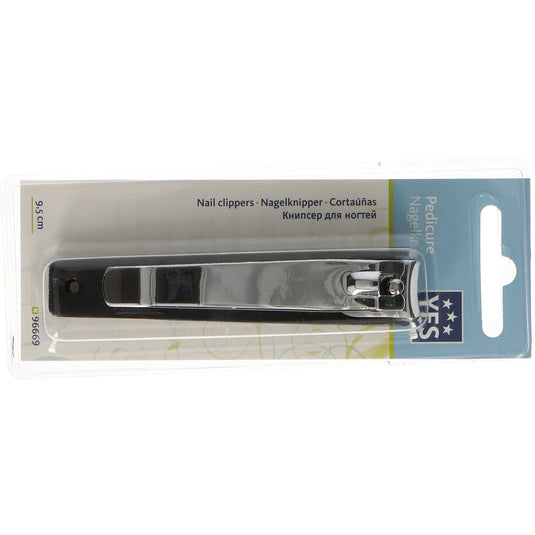 Yes voetnagelknipper met opvang zilver 9,2cm