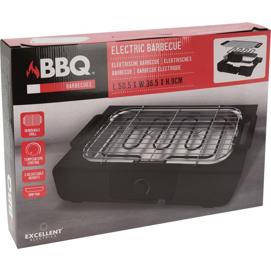 Excellent electrics bbq electrisch 50,5x36,5x9cm