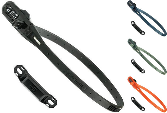 Hiplok z lok combo cable tie lock with steel core and combination lock