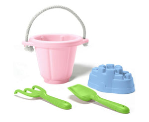 Green toys setje met emmer, hark en schep