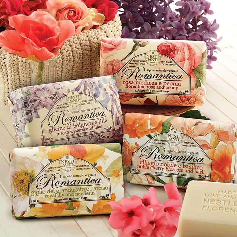 Load image into Gallery viewer, Nesti dante romantica rose peony zeep 250gr.
