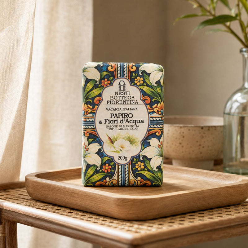 Load image into Gallery viewer, Nesti bottega fiorentina papiro fiori d'aqua zeep 200gr.
