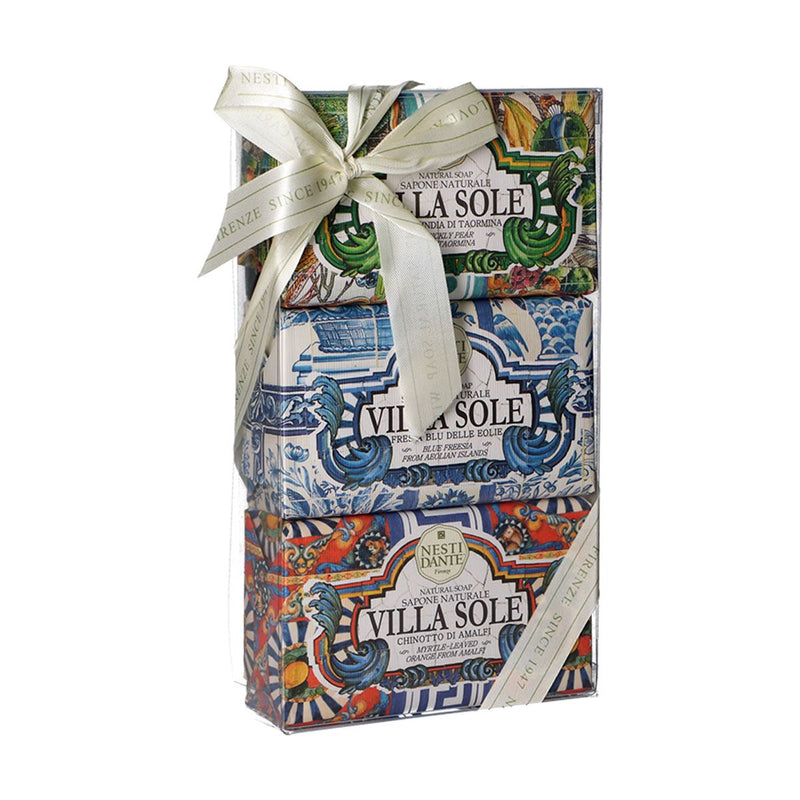 Load image into Gallery viewer, Nesti dante geschenkset zeep villa sole 3x250gr.
