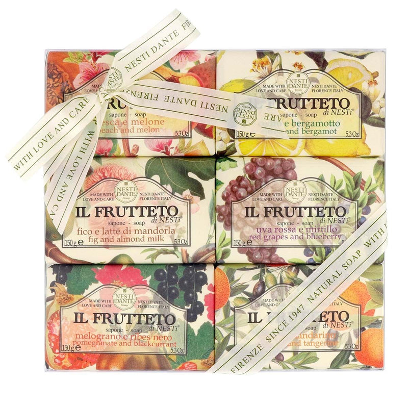 Load image into Gallery viewer, Nesti dante il frutetto geschenkset zeep 6x150gr.
