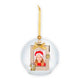 Zep foto kerstbal voski gold ch38g 2x3,5x4,5 cm