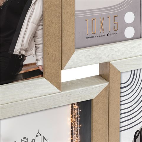 Load image into Gallery viewer, Zep Fotolijst DN697W Vercelli White 6x 10x15 cm
