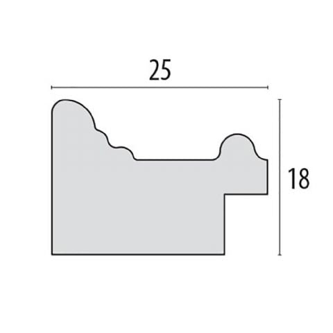 Zep Fotolijst U357W Vintage Resia White 13x18 cm