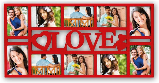 Zep fotolijst xb5055r reus red voor 10 foto's