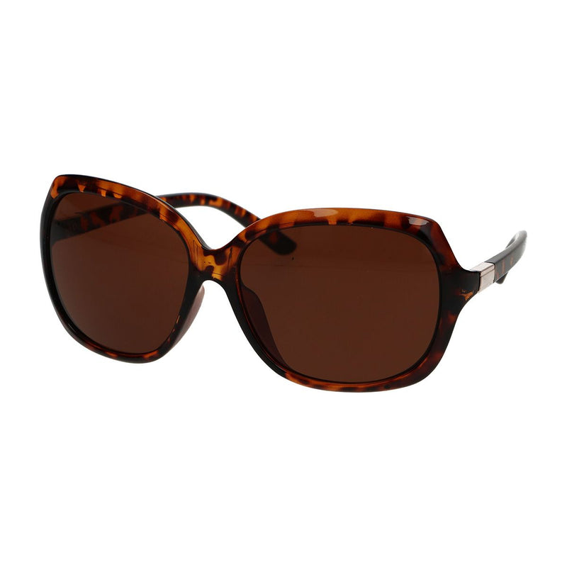 Load image into Gallery viewer, Spectrum zonnebril ovaal groot tortoise bruin dames

