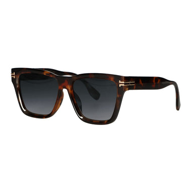 Spectrum zonnebril vierkant tortoise smoke glas dames