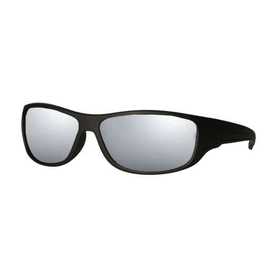 Spectrum zonnebril mat zwart donker glas